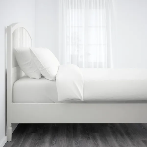 Кровать Ikea Tyssedal 140 x 200 см / Шпон / Белый photo 6