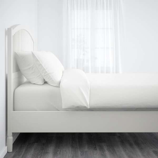 Кровать Ikea Tyssedal 140 x 200 см / Шпон / Белый photo 6