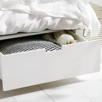 Кровать Ikea Nordli 160 x 200 см / Шпон / Белый photo 4