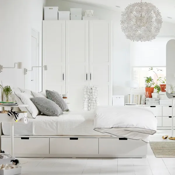 Pat Ikea Nordli 160 x 200 cm / Furnir / White photo 5