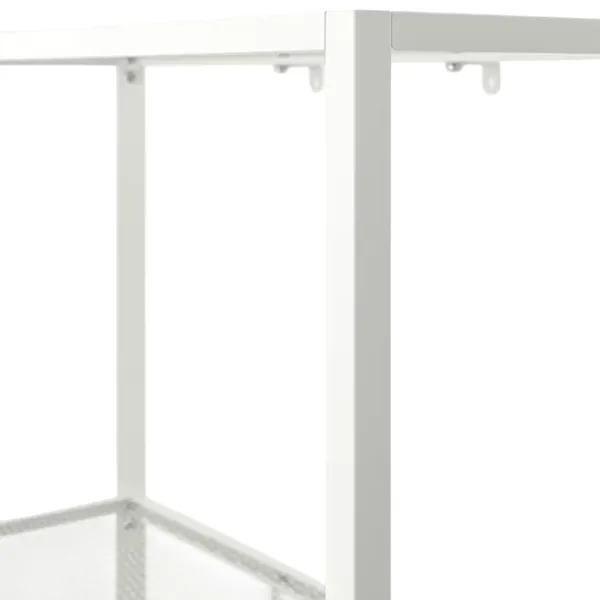 Etajeră Ikea Baggebo 116 x 60 x 25 cm / Metal / White photo 2
