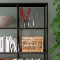Стеллаж Ikea Vittsjo 175 x 200 x 36см cm / ЛДСП / Черный Коричневый photo 2