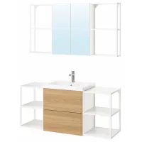 Seturi mobilă de baie Ikea Enhet/Tvallen/Brogrund PAL / White