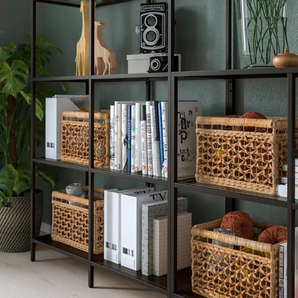 Стеллаж Ikea Vittsjo 175 x 200 x 36см cm / ЛДСП / Черный Коричневый photo 3