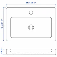 Seturi mobilă de baie Ikea Enhet/Tvallen/Pilkan Oțel / White photo 2