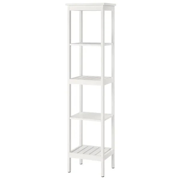 Стеллаж Ikea Hemnes 172 x 42 x 37см cm / Массив / White photo 1