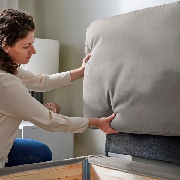 Кровать Ikea Sagesund 140 x 200 см / Шпон / Коричневый photo 3