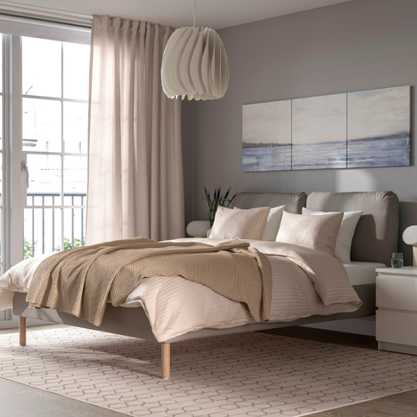 Кровать Ikea Sagesund 140 x 200 см / Шпон / Коричневый photo 5