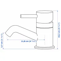 Наборы мебели для ванной комнаты Ikea Enhet/Tvallen/Pilkan Сталь / White photo 9