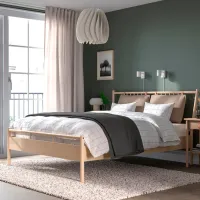 Кровать Ikea Bjorksnas 140 x 200 см / Массив / Wood photo 3