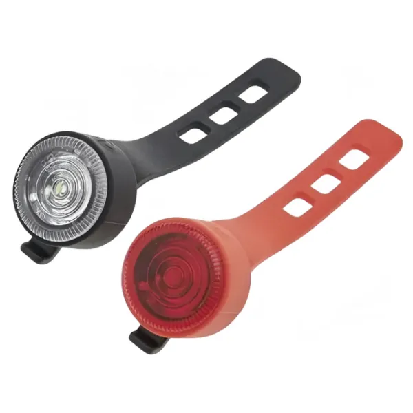 Set lumina pentru bicicletă Newbran 209870 Black Gray photo 2