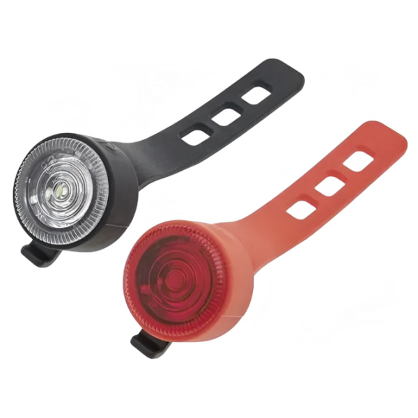 Set lumina pentru bicicletă Newbran 209870 Black Gray photo 2