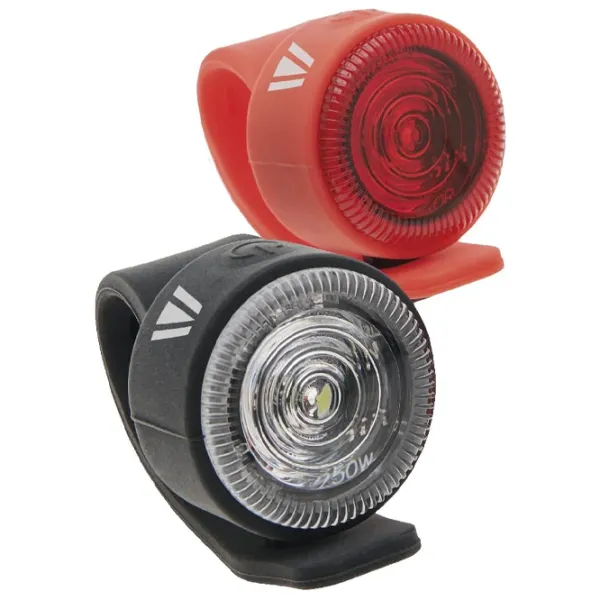 Set lumina pentru bicicletă Newbran 209870 Black Gray photo 4