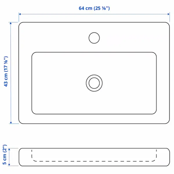 Seturi mobilă de baie Ikea Enhet/Tvallen/Pilkan Oțel / Antracit photo 3 Seturi mobilă de baie Ikea Enhet/Tvallen/Pilkan Oțel / Antracit photo 3