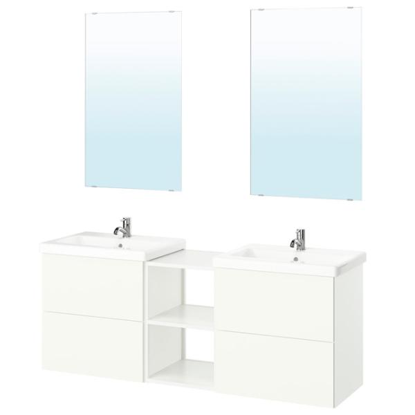 Наборы мебели для ванной комнаты Ikea Enhet/Tvallen/Pilkan Сталь / White photo 1 Наборы мебели для ванной комнаты Ikea Enhet/Tvallen/Pilkan Сталь / White photo 1