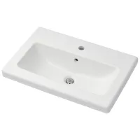Seturi mobilă de baie Ikea Enhet/Tvallen/Pilkan Oțel / White photo 4