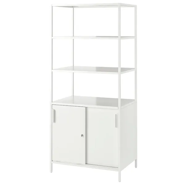Стеллаж Ikea Trotten 180 x 80 x 55см cm / Сталь / White photo 1