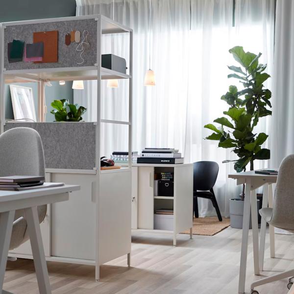 Стеллаж Ikea Trotten 180 x 80 x 55см cm / Сталь / White photo 3