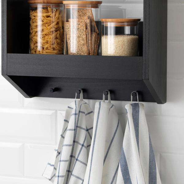 Полка Ikea Vadholma Шпон / Черный photo 2 Полка Ikea Vadholma Шпон / Черный photo 2