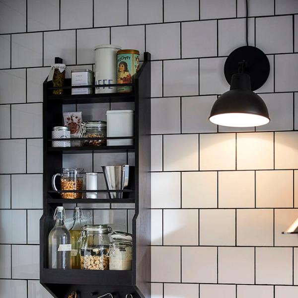 Полка Ikea Vadholma Шпон / Черный photo 3 Полка Ikea Vadholma Шпон / Черный photo 3