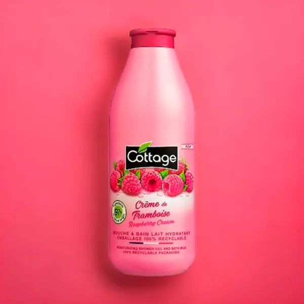 Гель для душа Cottage Shower Gel & Bath Milk Raspberry Cream Для неё photo 2 Гель для душа Cottage Shower Gel & Bath Milk Raspberry Cream Для неё photo 2
