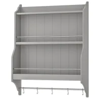 Полка для кухни Ikea Tornviken Сталь / Серый