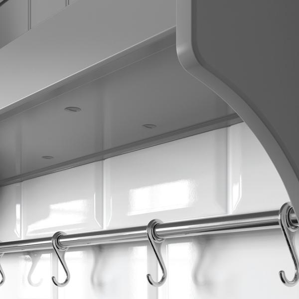 Полка для кухни Ikea Tornviken Сталь / Серый photo 2 Полка для кухни Ikea Tornviken Сталь / Серый photo 2