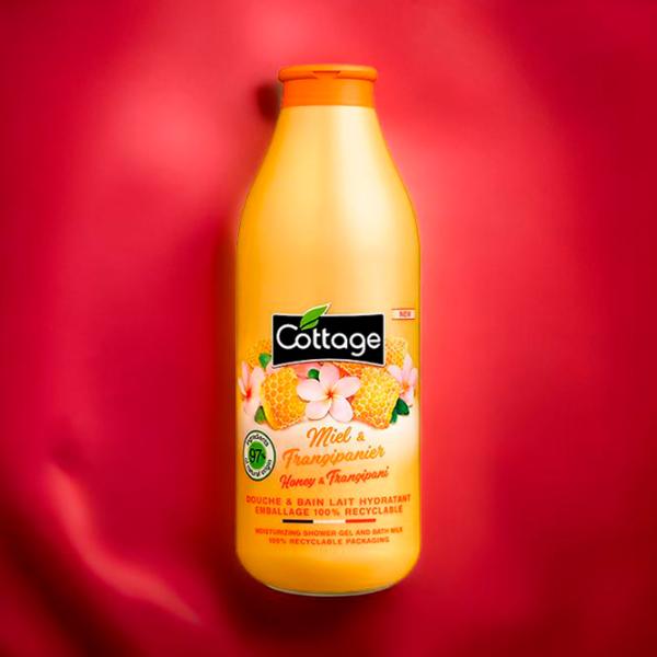 Gel de duș Cottage Shower Gel & Bath Milk Honey & Frangipani Pentru ea photo 2