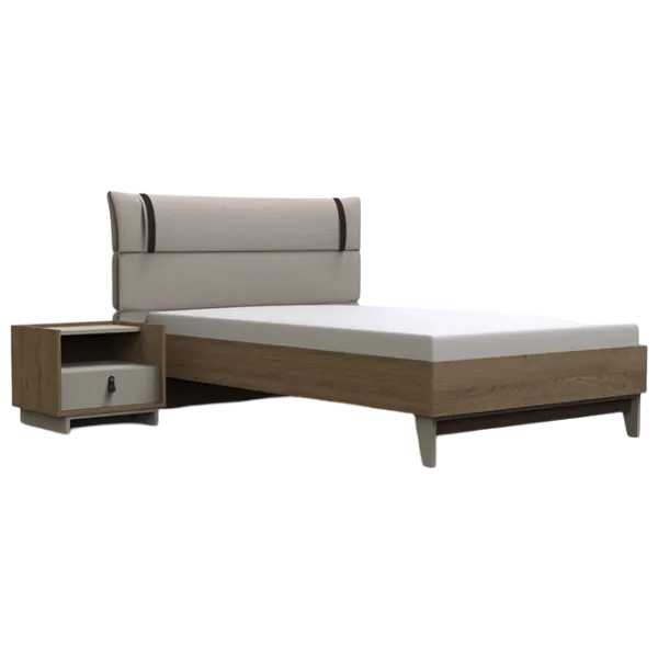 Кровать Ikea Theo 100 x 200 см / ЛДСП / Коричневый photo 1