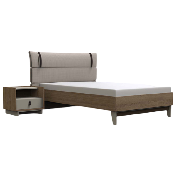 Кровать Ikea Theo 100 x 200 см / ЛДСП / Коричневый photo 1