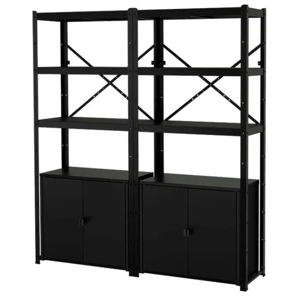 Стеллаж Ikea Bror  190 x 170 x 40см cm / Сталь / Black photo 1 Стеллаж Ikea Bror  190 x 170 x 40см cm / Сталь / Black photo 1
