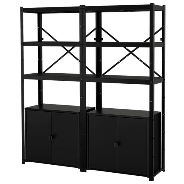 Стеллаж Ikea Bror  190 x 170 x 40см cm / Сталь / Black photo 1 Стеллаж Ikea Bror  190 x 170 x 40см cm / Сталь / Black photo 1
