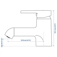 Seturi mobilă de baie Ikea Enhet/Tvallen/Saljen Oțel / Antracit photo 8
