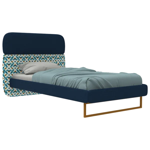Кровать Dogtas Soren 120 x 200 см / ЛДСП / Синий photo 1