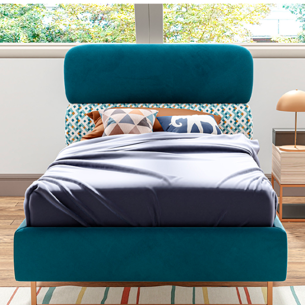 Кровать Dogtas Soren 120 x 200 см / ЛДСП / Синий photo 2