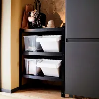 Стеллаж Ikea Bror 110 x 85 x 55см cm / Сталь / Black photo 2