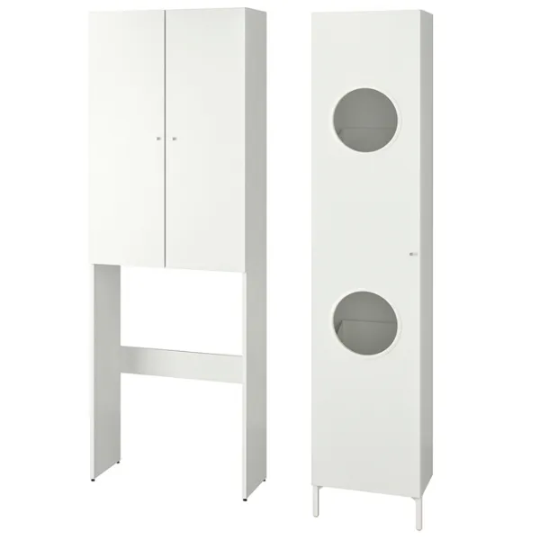 Seturi mobilă de baie Ikea Nysjon  Oțel / White photo 1