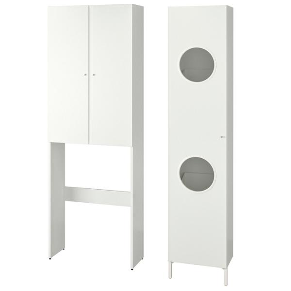 Seturi mobilă de baie Ikea Nysjon  Oțel / White photo 1