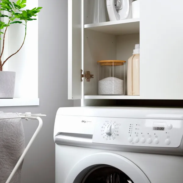 Seturi mobilă de baie Ikea Nysjon  Oțel / White photo 5