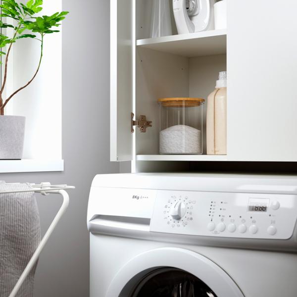 Seturi mobilă de baie Ikea Nysjon  Oțel / White photo 5