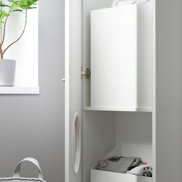 Seturi mobilă de baie Ikea Nysjon  Oțel / White photo 6