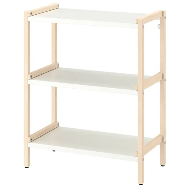 Стеллаж Ikea Ekenbben 86 x 70 x 34см cm / Массив / Бежевый photo 1