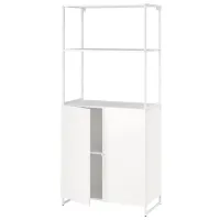 Стеллаж Ikea Jostein 180 x 81 x 44см cm / Сталь / White