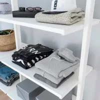 Стеллаж Ikea Elvarli 222 x 175 x 51см cm / ЛДСП / White photo 4