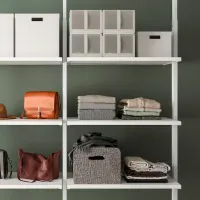 Стеллаж Ikea Elvarli 222 x 175 x 51см cm / ЛДСП / White photo 5