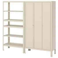 Стеллаж Ikea Kolbjorn 161 x 251 x 37см cm / Сталь / Бежевый