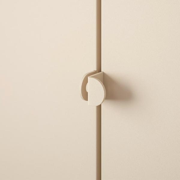 Etajeră Ikea Kolbjorn 161 x 251 x 37 cm / Oțel / Beige photo 2
