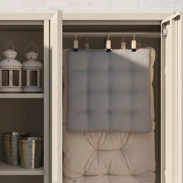 Etajeră Ikea Kolbjorn 161 x 251 x 37 cm / Oțel / Beige photo 3