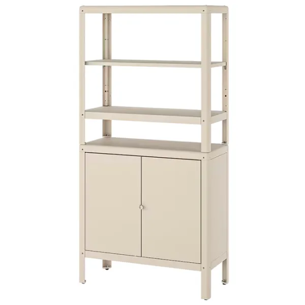Стеллаж Ikea Kolbjorn 161 x 80 x 37см cm / Сталь / Бежевый photo 1