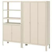 Стеллаж Ikea Kolbjorn 161 x 171 x 37см cm / Сталь / Бежевый